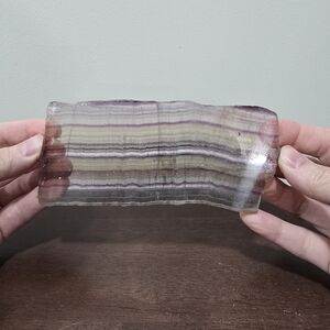 Fluorite Crystal Slab